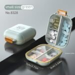 1Pc 7-Day Pill Box With Orange Handles - Large Capacity, Dust And Moisture Proof Organizer For Vitamins And Medicines, Ideal For Travel And Outdoor Use, Polypropylene Material, Travel Pill Organizer | Modern Pill Box | Secure Closure Box, Pill Organizer For Travel - Image 7