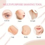 12Pcs- Stainless Steel Trimmer Razor With Protective Case, Suitable For Both Men And Women - Precision Eyebrow Razor - Image 2