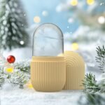 1Pc Ice Roller For Face - Fragrance-Free, Battery-Free Skincare Tool For Glowing Light Beige- Ideal For Daily Facial Care & Massage - Image 13