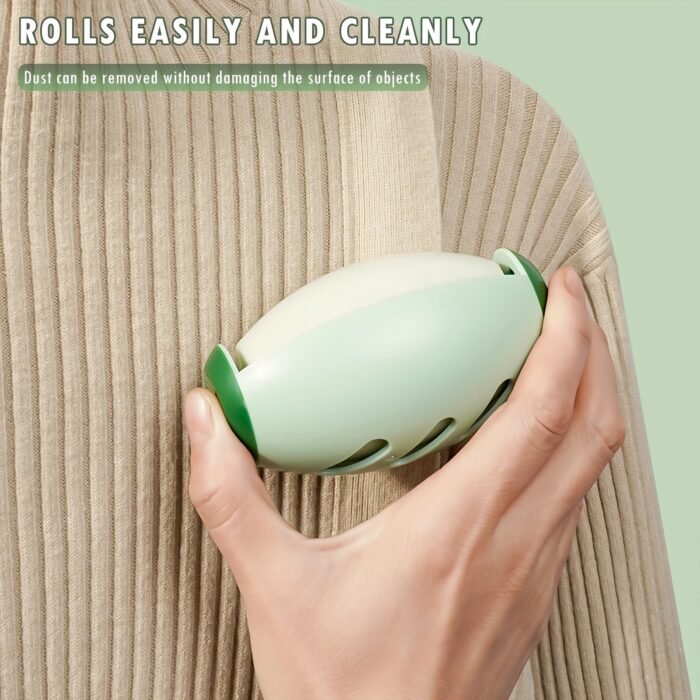 High-Quality Manual Lint Roller - Reusable & Washable Pet Hair Remover, Powerful Dust Cleaning With Durable Plastic Handle, No Batteries Required For Home Use, Lint Remover - Image 4
