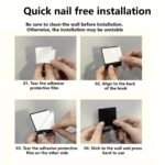 1/2/3Pcs Simple Wall-Mounted Shaver Holder Rack, Durable Plastic, Fashion Bathroom Storage Rack, For Men And Family Gift - Image 11