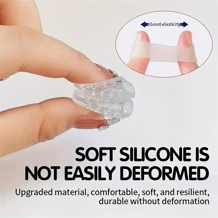 10 Silicone Anti-Friction Toenail Covers: Breathable Gel Toenail Protectors, Soft Foot Care Accessories, Unisex Odorless Toenail Caps, Small Toe Anti-Friction Nail Tubes, Breathable Anti-Breakage Pads, Suitable For Manicure, Sports & Outdoor Activities, Reusable Soft Comfortable Silicone Gear, Running, Cycling, Gym, Hiking Specialized - Image 6