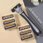 3Pcs Stainless Steel Safety Razor Blades Jifuli 3-Pack Stainless Steel Safety Razor Blades, Interchangeable Manual Shaving Heads For Body Hair Removal, Durable And Easy To Use - Image 6