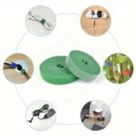 1 Roll - 300Cm Black Nylon Cable Organizer Strap, Durable Hook And Loop Cord Winder For Efficient Cable Management In Home, Travel & Outdoor Use - Image 11