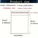 Self-Adhesive Cellophane Bag, Transparent Opp Plastic Packaging, Sealed, Jewelry Gift, Sweets - Image 15