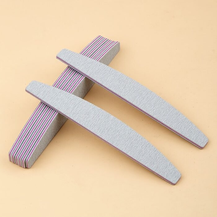 100/180 Density Frosted Nail File And Buffer Professional Double-Sided Emery Plate Acrylic Nail Repair Tool - Image 7