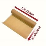 1 Roll Heavy Duty Non-Stick Parchment Paper For Baking, Grilling, Air Fryer & Steaming - Silicone Oil Resistant Baking Sheets For Chicken, Fish, Vegetables & More - Perfect For Holidays & Everyday Kitchen Use - Image 7