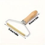 1Pc Fepk Heavy-Duty Manual Hair Remover Machine-Like - Heavy-Duty Metal Construction With Ergonomic Handle & Dual-Sided Blade System For Clothes, Plush, Pet Hair, Carpets, Upholstery - Portable & Easy-To-Use With Ergonomic Handle & Safety Locking Mechanism - Ideal For Dry Cleaning, Pet Hair Removal, Fabric Shaver (No Power Required) - Dual-Action Blade & Sturdy Base Design - Image 3