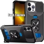 1Pc Heavy-Duty Phone Case Heavy-Duty Shockproof Phone Case With A Metal Stand And Card Slot, Compatible With Iphone 16 Pro Max, 15 Pro Max, 14 Pro Max, And 13 Pro Max. - Image 19