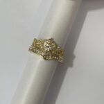 Elegant Crown Princess-Inspired Rhinestone Ring Set, Adjustable Open-End Rings, Alloy Base With Plating, Cute Occasion Jewelry 2-Piece Set - Image 6