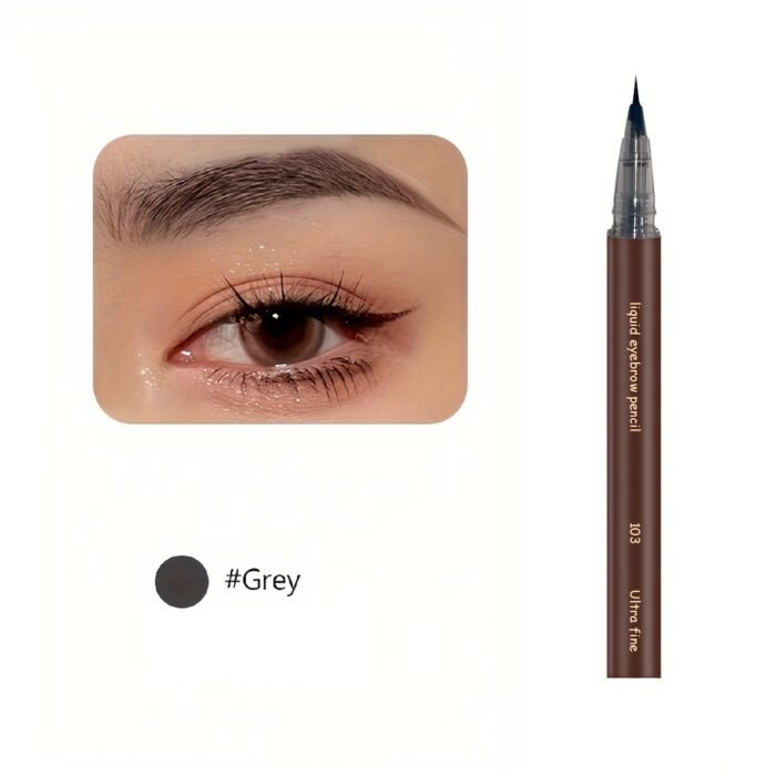 1Pc Sylr Ultra Fine Extra Slim Eyebrow Pen, Waterproof Liquid Eye Brow Pencil, Long Lasting, Sweat-Proof, 2 In 1 For Eyeliner & Microblading, Suitable For All Skin Types, Ideal For Summer & Outdoor Travel - Image 7