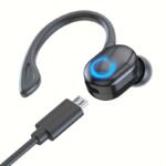 Ruihongxing Long-Lasting Wireless Earbuds With Hd Voice Calls, Rechargeable Battery, 5, 0Mm Driver & Noise Cancellation, Usb-C Charging, Compact Design For Business, Gym, Travel - Black & White, Wireless Earbuds For Phone, Workout Headphones, Sleek Headphones, Durable Headphones - Image 8