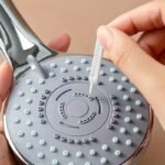 10Pcs Shower Head Cleaning Brush Set, White Multi-Functional Bathroom Accessory For Home Use - Image 2