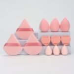 12Pcs All-Purpose Makeup Sponge Set, Consisting Of 3 Loose Powder Puffs, 3 Mini Air Cushion Puffs, 3 Makeup Sponges And 3 Mini Makeup Sponges. Foundation Blending Beauty Sponge, Liquid, Cream And Powder Flawless, Latex-Free Wet And Dry Dual-Use Foundation Makeup Cream, Made Of Ultra-Soft Velvet, Contouring, Eye And Corner Design. Suitable For All Skin Types. - Image 18