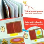 Rooster'S Early Wake-Up Lift-The-Flap Books, Good Wake - Up Habit Formation For Kid, Cute Illustration Style, Interactive Picture Push-Pull Book, By The Artist, Early Education Enlightenment, Best Birthday Gift, Bear Tale - Image 8