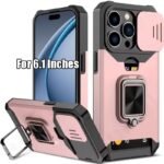 1Pc Heavy-Duty Phone Case Heavy-Duty Shockproof Phone Case With A Metal Stand And Card Slot, Compatible With Iphone 16 Pro Max, 15 Pro Max, 14 Pro Max, And 13 Pro Max. - Image 41