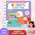 Sheep'S Sleepy Time Learning Books For Kids, Interactive Touch And Feel Books, Good Habit Formation Lift-The-Flap Book, Push, Pull And Slide, English Learning, Engaging Learning Books, Best Gift For Christmas, New Year, Ramadan, Birthdays, From Bear Tale