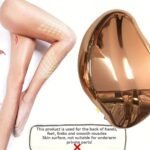 1Pc Painless Hair Removal For Women - Waterproof Manual Crystal Glass Epilator, Reusable & Washable, Oval-Shaped With Ergonomic Handle In White, Pink, & Black - Ideal For Smooth Body Skin - Image 5