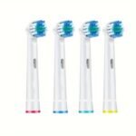 4/8/16Pcs Electric Toothbrush Replacement Heads - Soft Bristle Replacement Brush Heads For Oral B, Ergonomic Design, Gentle On Sensitive Gums, Compatible With Electric Toothbrushes (White, Blue, Red, Green), Oral Hygiene Tools, Sleek Brush Heads, Highquality Brushes - Image 3