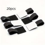 20Pcs Cable Management Tape - Durable Nylon, Easy-Lock Design For Neat Wire Organization, Scratch-Resistant Cord Wraps, Piece - Image 3