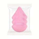 1Pc/3Pcs Triangle Powder Puff Setting Powder Makeup Sponge Fan Powder Finger Cushion Powder Puff - Image 7
