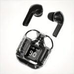 New Air39 Transparent Fashion Enc Noise Canceling Earbuds Wireless Headset Works With All Mobile Phones, Gaming Headset, Mobile Phone Accessories, Modern Audio Gear, Sleek Wireless Earbuds, Usb Charging, Lightweight Earbuds, Noisecanceling Earphones, Typec Charging, Music Lovers, Commuters, Premium Wireless Earbuds, Active Noise Cancelling Headphones, Headphones Wireless Noise Cancelling, Wireless Headphone, Wireless Charging Earbuds - Image 3