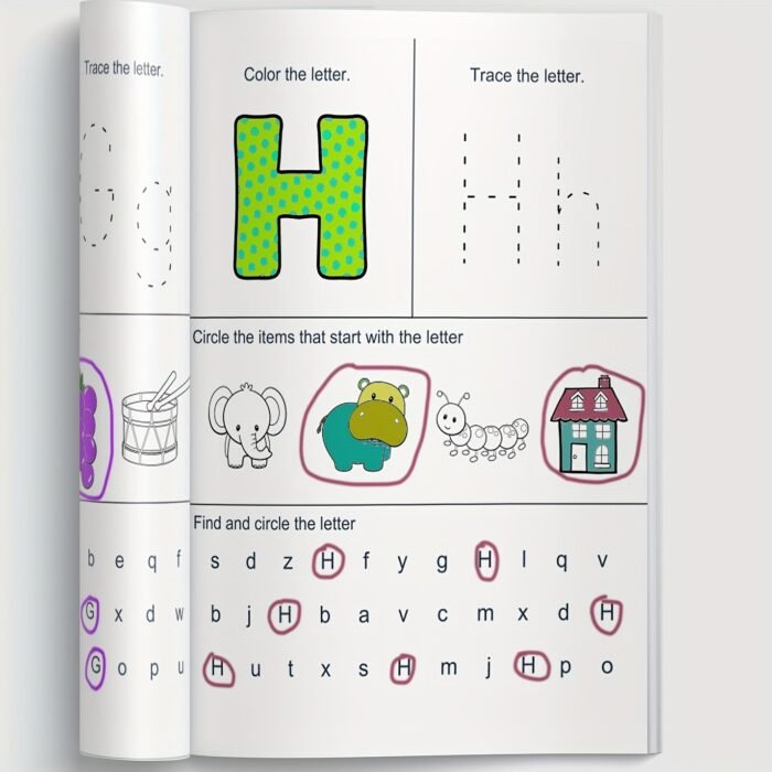 1Pc Nurturing Intelligence: Engaging Children With Alphabet Books For Cognitive Development - Image 2