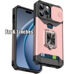 1Pc Heavy-Duty Phone Case Heavy-Duty Shockproof Phone Case With A Metal Stand And Card Slot, Compatible With Iphone 16 Pro Max, 15 Pro Max, 14 Pro Max, And 13 Pro Max. - Image 38