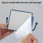 1Pc Multi-Functional Wall-Hanging, Bed-Side Hanging, Wall-Mounted Mobile Phone Storage, Shelf, Viscose - Image 4