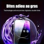 3-Pack Glossy Tempered Glass Screen Protectors, Full Coverage Anti-Fingerprint Overlay For Iphone 14/13/12/11/Se/X/Xr/Xs/8/7 Plus - Case Friendly, Anti-Scratch & Shatterproof - Image 4