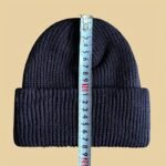 Makefge Men'S Fashion Knitted Beanie - Warm, Elastic Acrylic Winter Hat With Letter Patch, Ideal For Active Leisure, Holiday Gifts And Valentine'S Day - Image 4