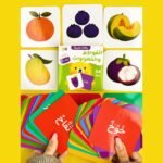 Set Of 54 Arabic Word Cards Featuring Fruits And Vegetables For Young, Adorned With Adorable Cartoons And Rounded Edges, Perfect As A Gift For Early Education And Learning. - Image 10