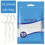 100Pcs/50Pcs/30Pcs Dental Flosser Picks, Deep Cleaning Dental Floss For Proper Oral Care, Portable Disposable Hygienic Flosser For Travel Daily Life Travel Must Have - Image 5