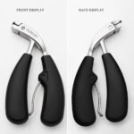 1Pc G31 Professional Nail Clippers, Modern Style, Stainless Steel Blade, Concave Edge, Wide Opening, Anti-Splash, Long Handle, Curved Cuticle Trimmer For Thick Toenails, Unscented, Suitable For Men And Elderly - Image 7