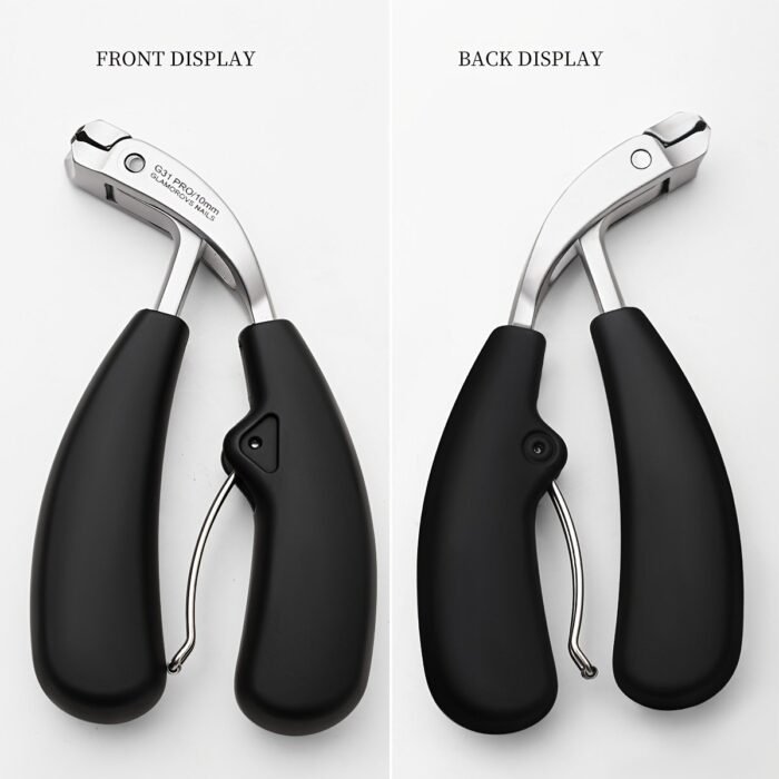 1Pc G31 Professional Nail Clippers, Modern Style, Stainless Steel Blade, Concave Edge, Wide Opening, Anti-Splash, Long Handle, Curved Cuticle Trimmer For Thick Toenails, Unscented, Suitable For Men And Elderly - Image 7
