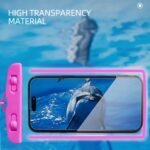 2Pcs Luminous Waterproof Mobile Phone Bag Touch Screen Swimming Self-Sealing Sealed Bag Beach Diving Photography Drifting Transparent Waterproof Mobile Phone Case - Image 14