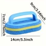 Handle Sponge Cleaning Brush, Can Be Used For Bathrooms, Bathtubs And Tile Cleaning Brushes, Kitchen Cleaning Sponge Wipes, Dishwashing Sponge Brushes, Pot Brushes, Durable Cleaning Sponges, Powerful Stain Removal, Cleaning Supplies, Strong Bathtub, Tile And Kitchen Sponge Cleaners, Durable Dishwashing Tools, Can Clean Efficiently - Image 4