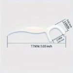 50Pcs Dental Floss, Deep Cleaning Dental Floss For Proper Oral Care, Portable Disposable Dental Floss Picks For Travel Daily Life Travel Must Have, Dental Hygiene, Teeth Cleaning, Portable Design, Easytouse Picks, Smooth Flossing, Durable Flossers, Oral Care Tools, Interdental Cleaners, Travelers, Family Dental Care - Image 3