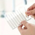 10Pcs Shower Head Cleaning Brush Set, White Multi-Functional Bathroom Accessory For Home Use - Image 9