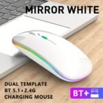 Wowssyo Dual Mode 5.1+2.4G Wireless Gaming Mouse, Usb Rechargeable Mouse, Silent Backlight, Ergonomic, For Laptop - Image 13