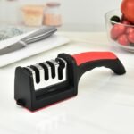1Pc Outdoor Knife Sharpener, 4 Stages Professional Kitchen Sharpening Stone Grinder, Knives Whetstone Tungsten Diamond Ceramic Sharpener Tool Kitchen Accessories - Image 5