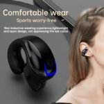 Single Earphone Wireless Earphone With Bone Conduction, Ear-Clip Style, Open Design, Suitable For Sports Like Running And Cycling, With Noise Reduction For Phone Calls. - Image 8
