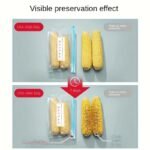 15Pcs Leakproof Freezer Bags With Zipper Lock - Reusable, Food Sorting Storage Pouches, Freshness Seal Bags For Fruits, Grains, Vegetables & Meat, Kitchen Organization Essentials, Pet Material, Square Shape, Food Preservation Bags | Transparent Design | Reusable Food Bags, Food Storage,Reusable Produce Bag - Image 8