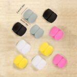 10Pcs Multi-Functional Cable Organizer Clips, Suitable For Charging Cords And Earphone Wires - Durable Plastic, Anti-Tangle Storage Solution - Image 2
