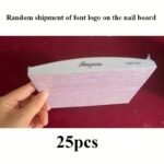 100/180 Density Frosted Nail File And Buffer Professional Double-Sided Emery Plate Acrylic Nail Repair Tool - Image 3