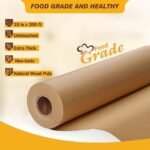 1 Roll Heavy Duty Non-Stick Parchment Paper For Baking, Grilling, Air Fryer & Steaming - Silicone Oil Resistant Baking Sheets For Chicken, Fish, Vegetables & More - Perfect For Holidays & Everyday Kitchen Use - Image 8