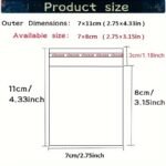 Self-Adhesive Cellophane Bag, Transparent Opp Plastic Packaging, Sealed, Jewelry Gift, Sweets - Image 17