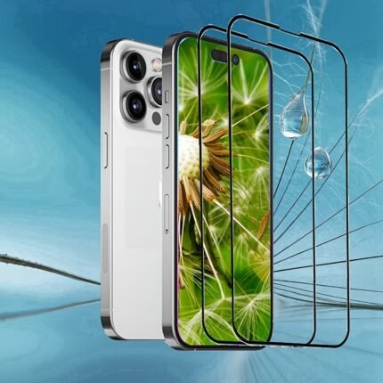 2 Packs Tempered Glass Screen Protector For Iphone14/14Plus/14Pro/14Pro Max, Iphone13/13Mini/13Pro/13Pro Max, Iphone12/12Mini/12Pro/12Pro Max, Iphone11/11Pro/11Pro Max, Iphonex/Xs/Xs Max Full Cover 9H Glass Film Anti Fingerprint Anti Scratch