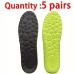 5 Pair Lightweight And Soft Insoles For, Soft, Elastic And Breathable, Sports Shoes And Casual Insoles Comfortable And Non Tiring Feet - Image 3