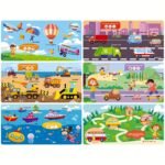 Transportation Magic Water Book, Mess-Free & Reusable Painting Book, Learning Toy& Educational Coloring Book For Ages 3+, Ideal Holiday, Birthday, Travel& Home Activity Gift For Preschool, Youngster - Image 8